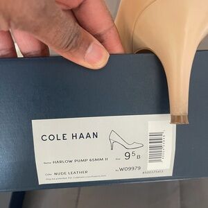 Cole Haan Nude Leather Pumps
